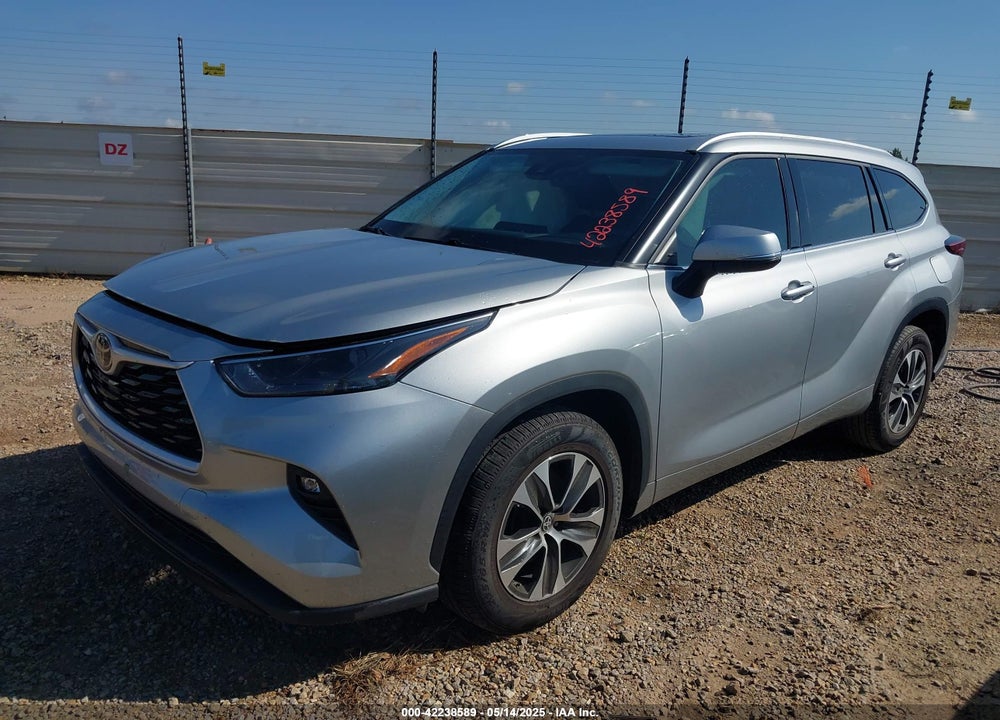 2022 TOYOTA HIGHLANDER VIN: 5TDGZRAH9NS538990