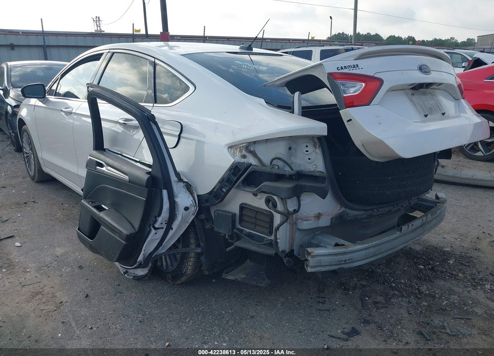 2013 FORD FUSION VIN: 3FA6P0K9XDR119445