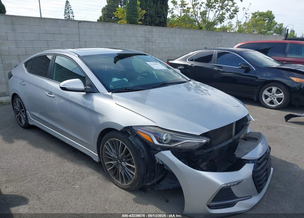 2018 HYUNDAI ELANTRA SPORT VIN: KMHD04LB7JU627242