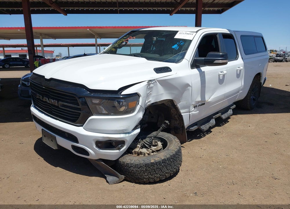 2021 RAM 1500 BIG HORN 4X4 6'4 BOX VIN: 1C6SRFBT7MN682934