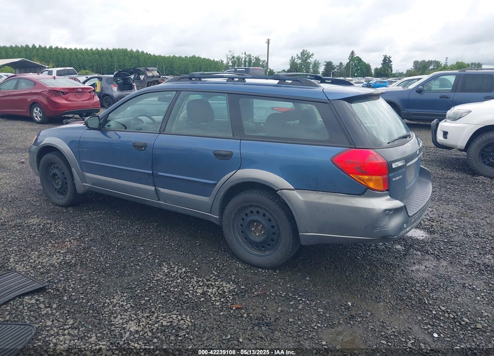 2006 SUBARU OUTBACK 2.5I VIN: 4S4BP61C167346666