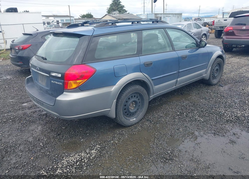 2006 SUBARU OUTBACK 2.5I VIN: 4S4BP61C167346666