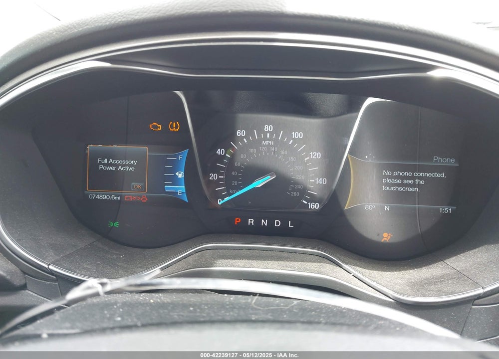 2017 FORD FUSION VIN: 3FA6P0H74HR413662