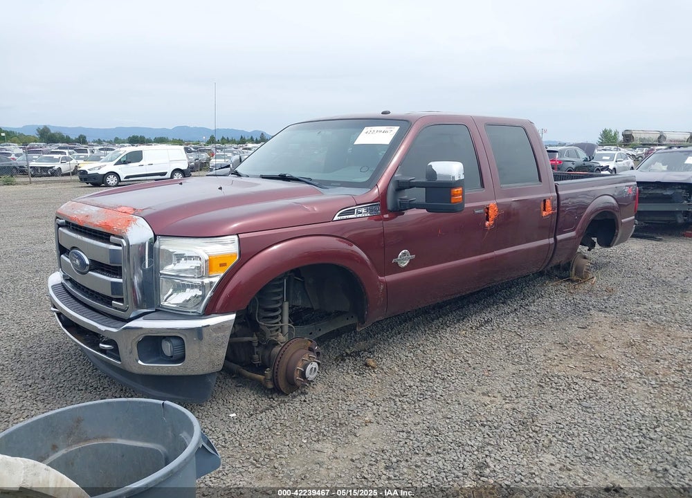 2011 FORD F-350 LARIAT VIN: 1FT8W3BTXBEB51024