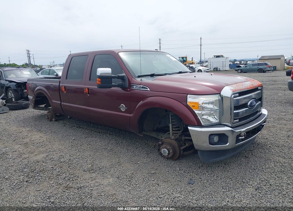 2011 FORD F-350 LARIAT VIN: 1FT8W3BTXBEB51024