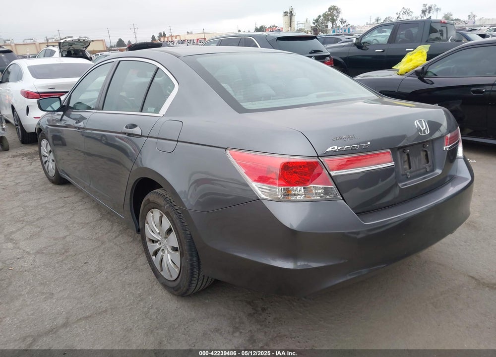 2012 HONDA ACCORD 2.4 LX VIN: 1HGCP2F36CA025572