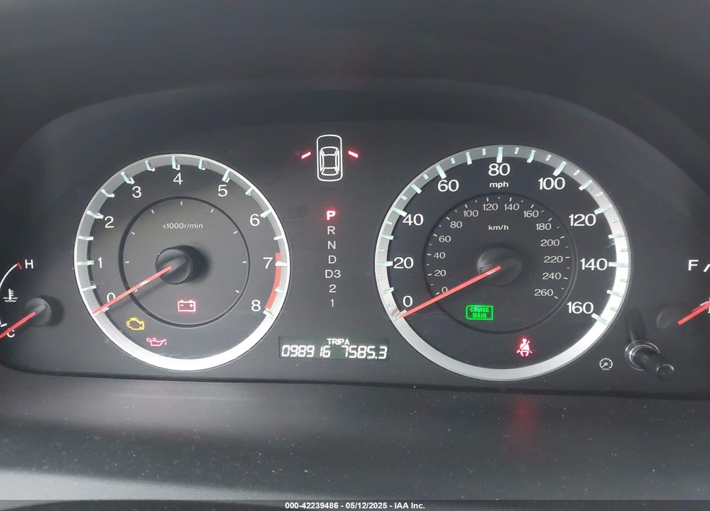 2012 HONDA ACCORD 2.4 LX VIN: 1HGCP2F36CA025572