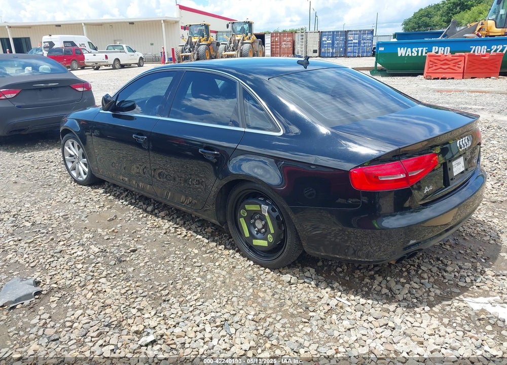 2013 AUDI A4 VIN: WAUEFAFL0DN025708