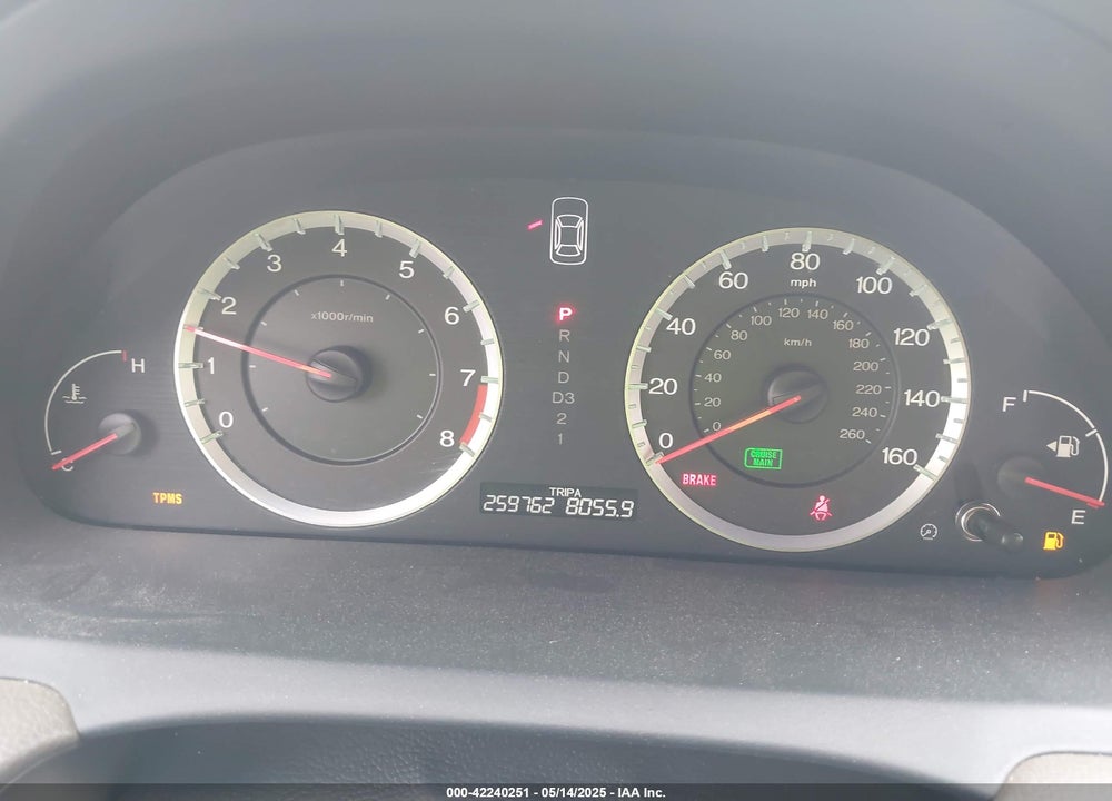 2009 HONDA ACCORD 2.4 EX-L VIN: 1HGCP26809A012238