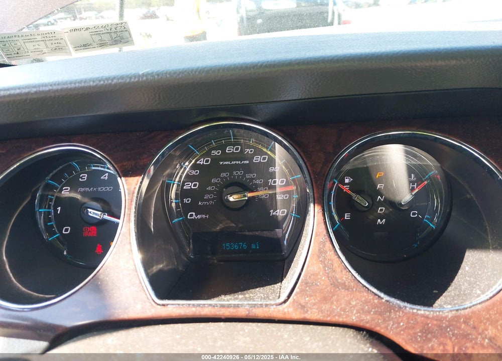 2012 FORD TAURUS VIN: 1FAHP2EW5CG120997