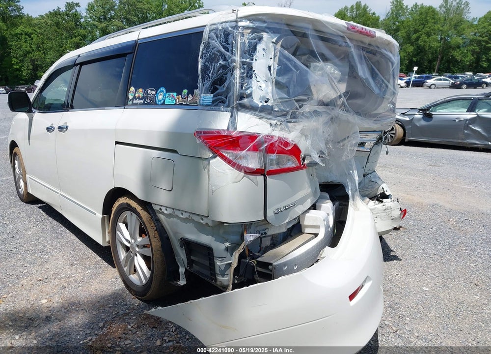 2012 NISSAN QUEST SL VIN: JN8AE2KP8C9034008