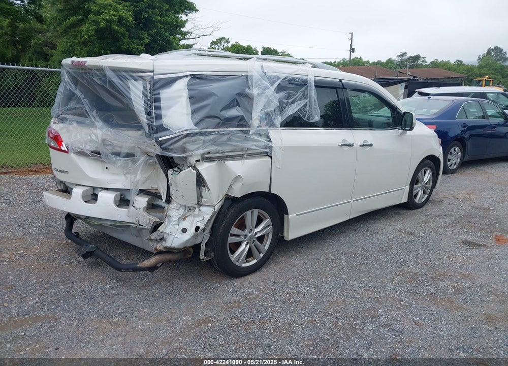 2012 NISSAN QUEST SL VIN: JN8AE2KP8C9034008
