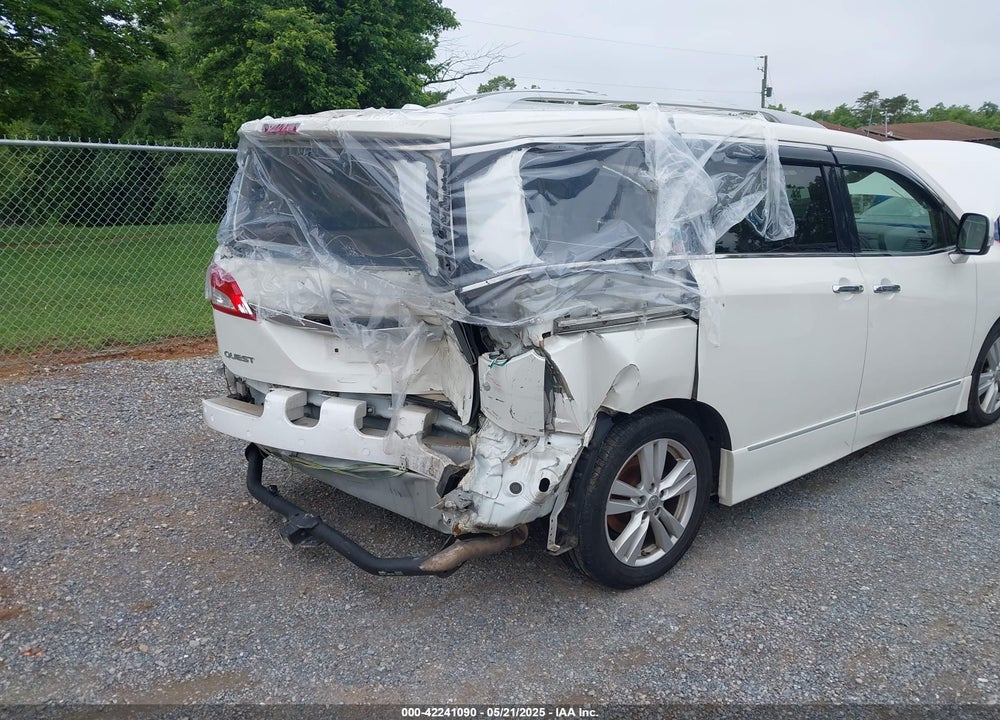 2012 NISSAN QUEST SL VIN: JN8AE2KP8C9034008