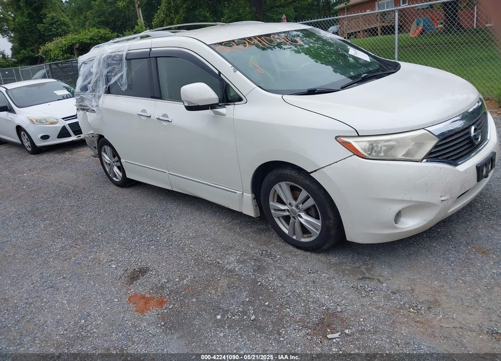 2012 NISSAN QUEST SL VIN: JN8AE2KP8C9034008