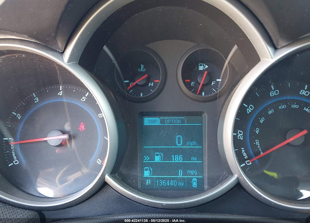 2013 CHEVROLET CRUZE 1LT AUTO VIN: 1G1PC5SB7D7295573