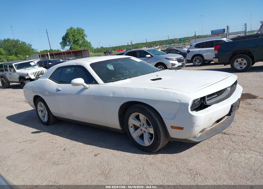 2012 DODGE CHALLENGER VIN: 2C3CDYAG8CH176598