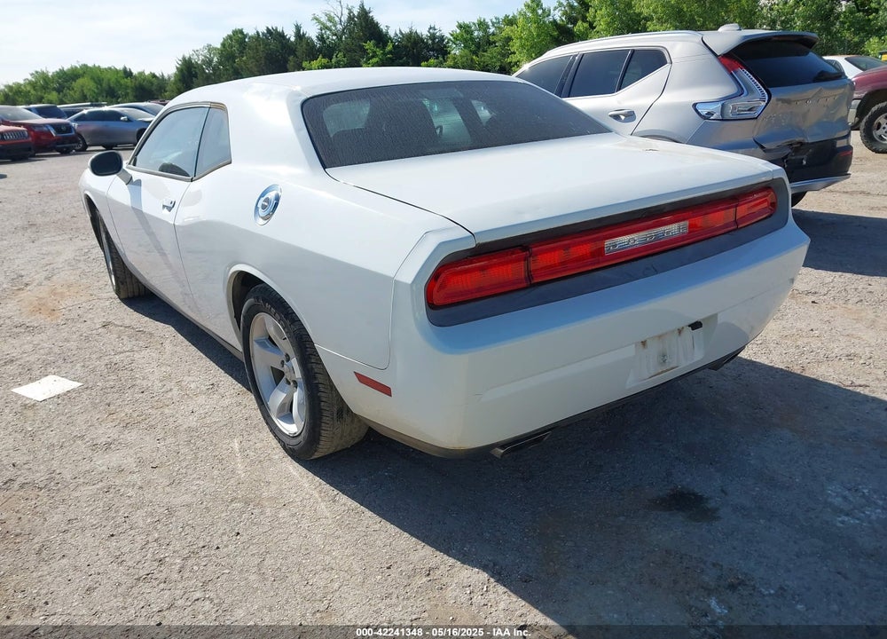2012 DODGE CHALLENGER VIN: 2C3CDYAG8CH176598