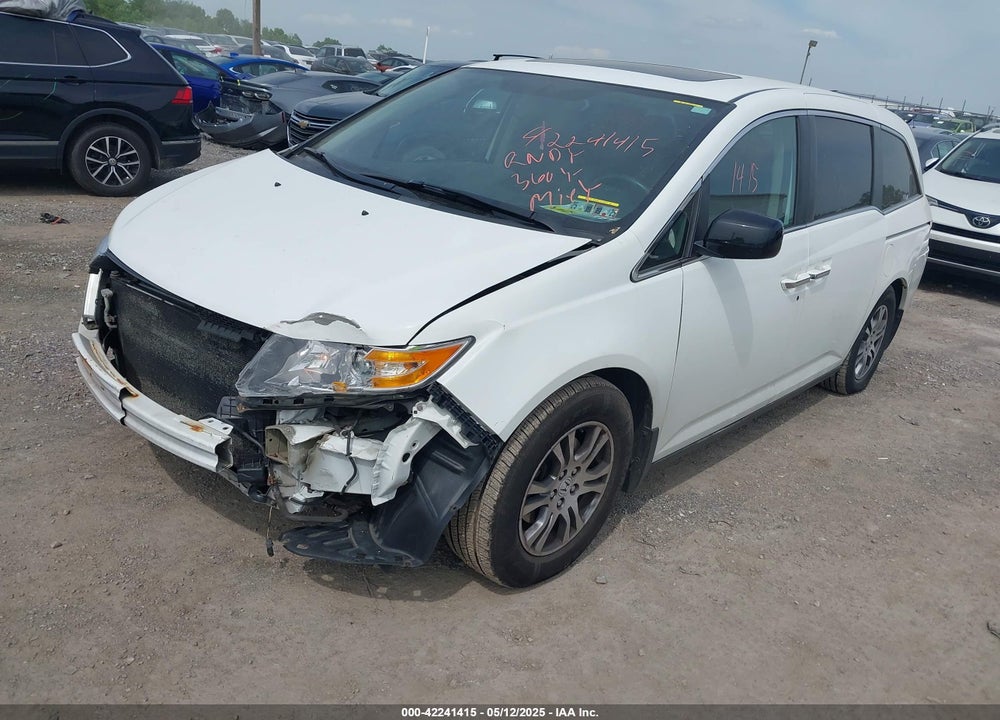 2012 HONDA ODYSSEY EX-L VIN: 5FNRL5H62CB059481