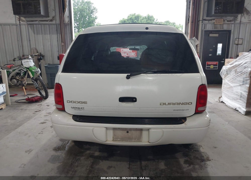 2002 DODGE DURANGO SLT VIN: 1B4HR48N72F144237