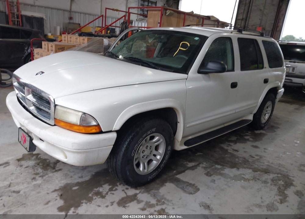2002 DODGE DURANGO SLT VIN: 1B4HR48N72F144237