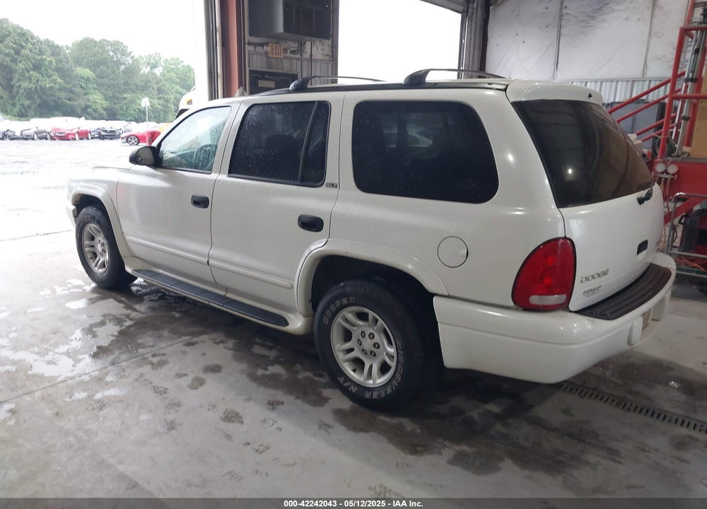 2002 DODGE DURANGO SLT VIN: 1B4HR48N72F144237