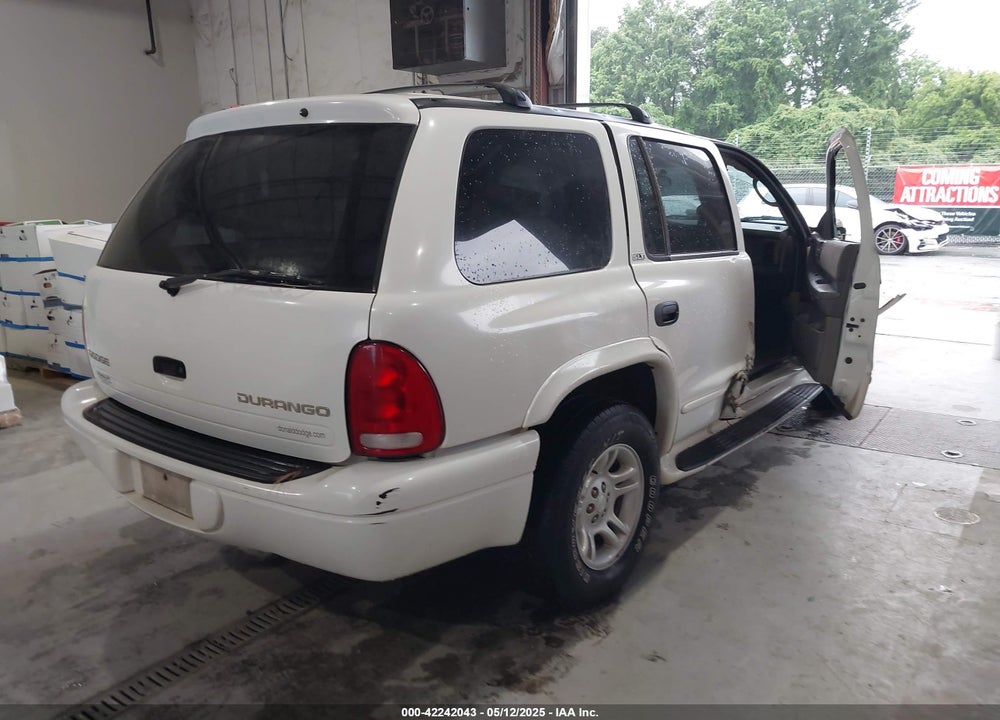 2002 DODGE DURANGO SLT VIN: 1B4HR48N72F144237