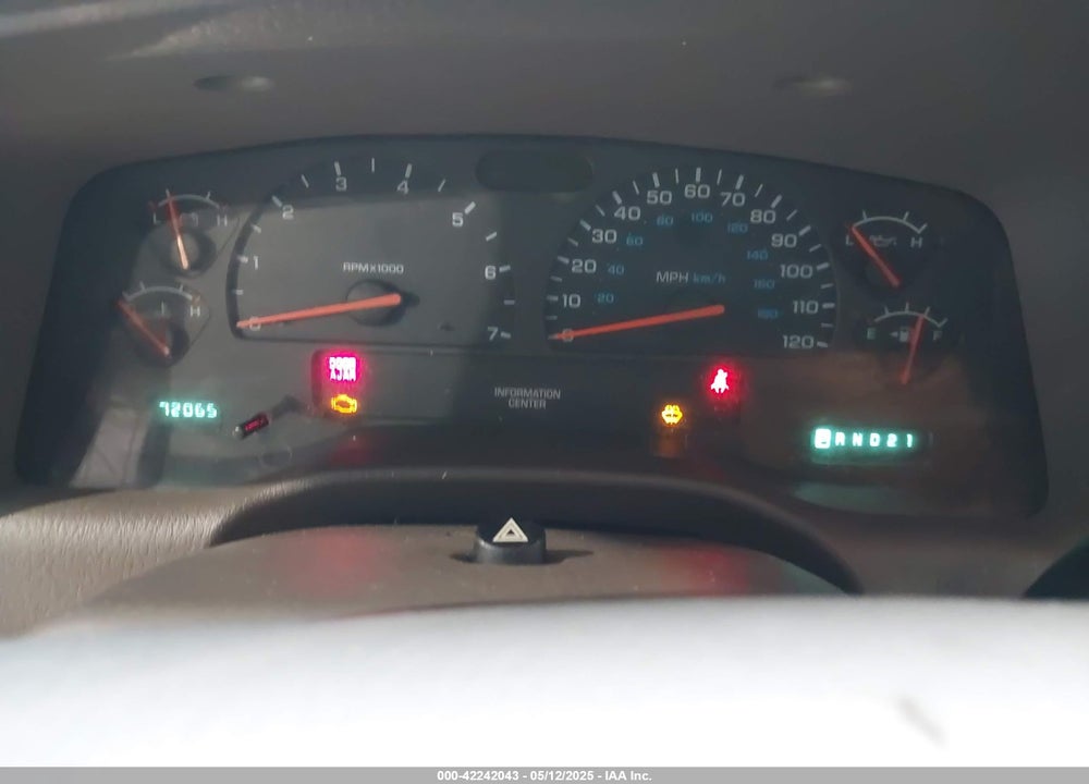 2002 DODGE DURANGO SLT VIN: 1B4HR48N72F144237