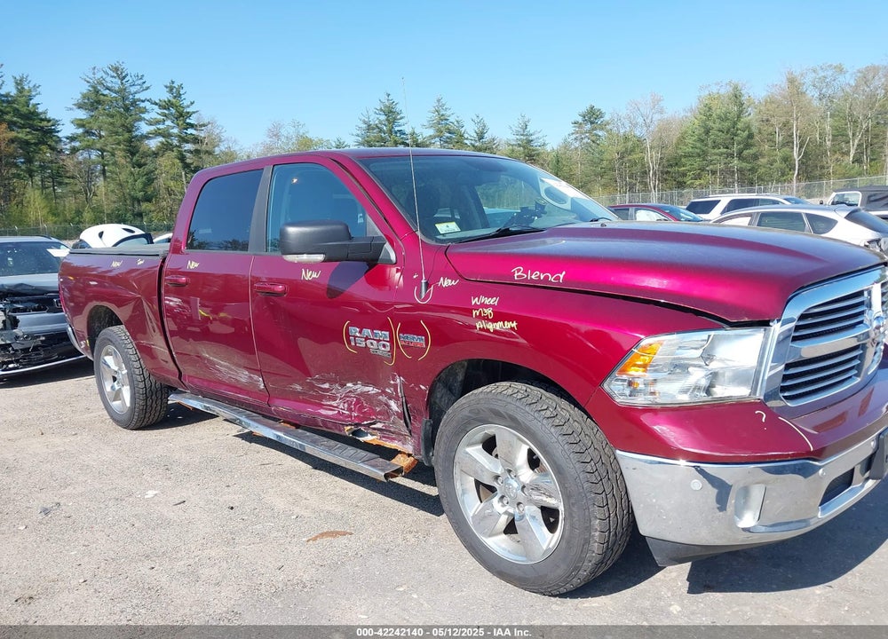 2019 RAM 1500 CLASSIC VIN: 1C6RR7TT8KS606267