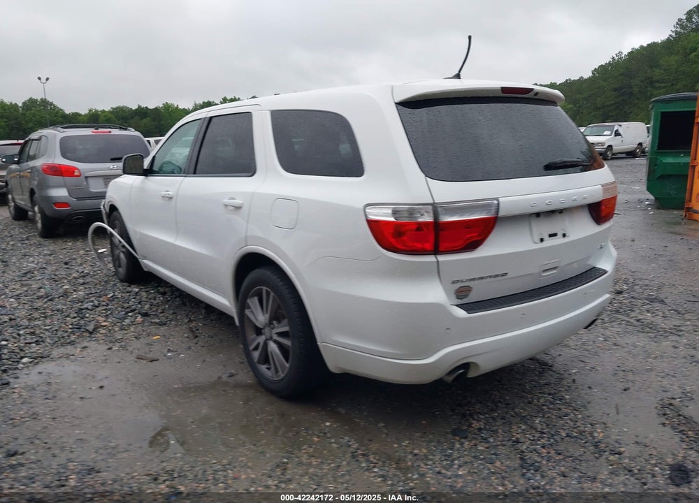 2013 DODGE DURANGO R/T VIN: 1C4SDHCT6DC672487