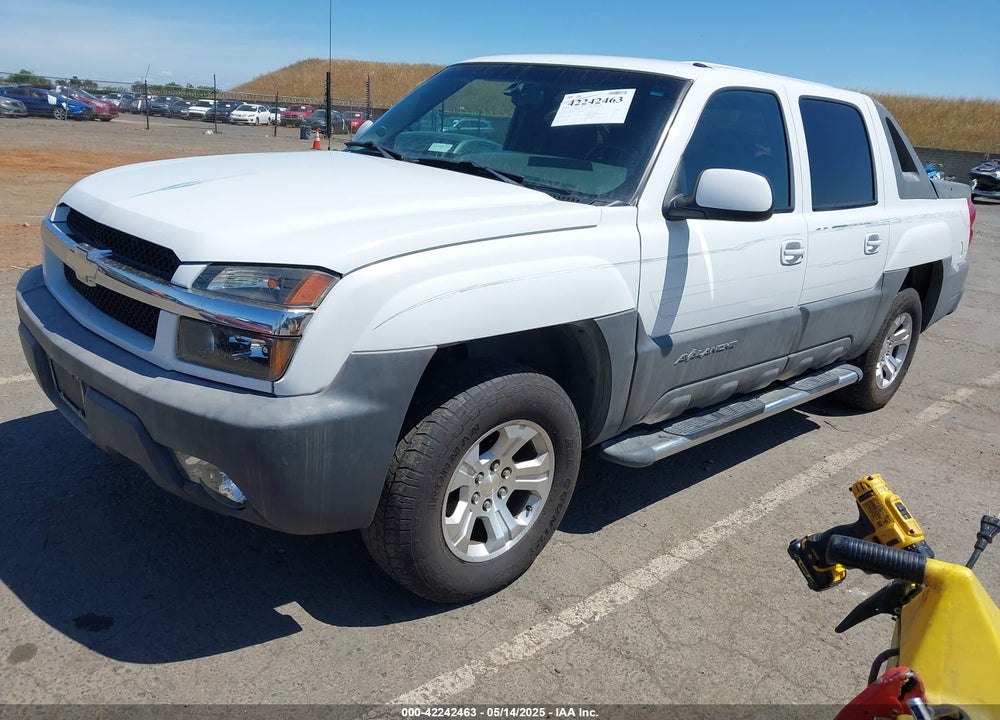 2003 CHEVROLET AVALANCHE 1500 VIN: 3GNEK13T43G227534