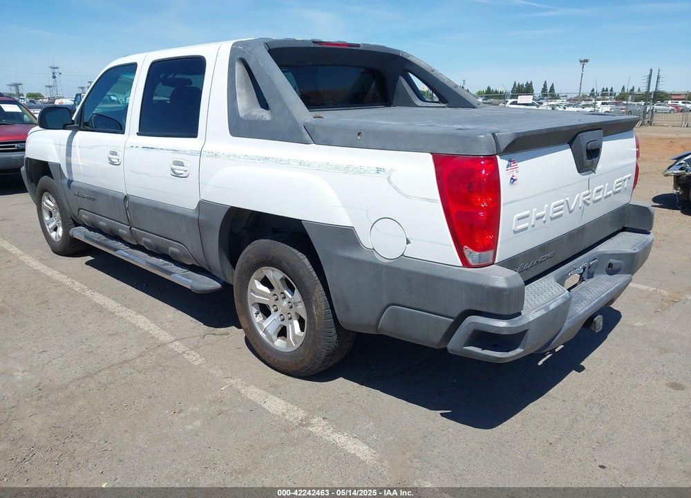 2003 CHEVROLET AVALANCHE 1500 VIN: 3GNEK13T43G227534