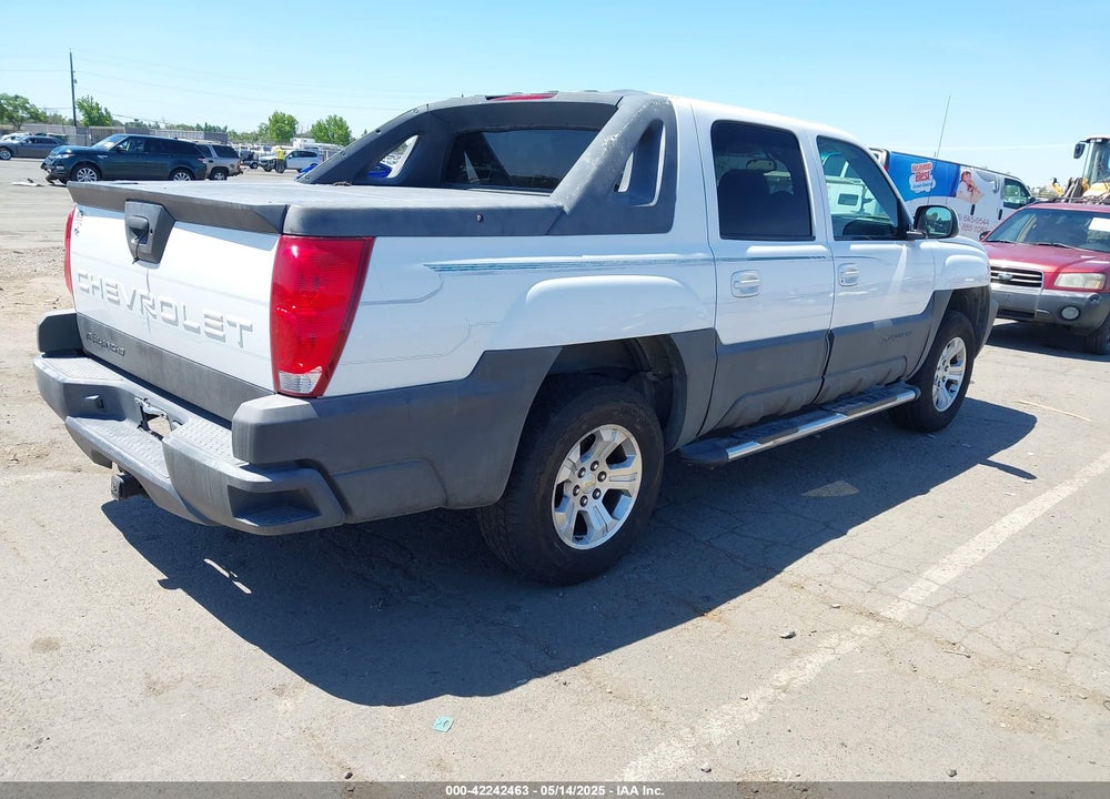 2003 CHEVROLET AVALANCHE 1500 VIN: 3GNEK13T43G227534