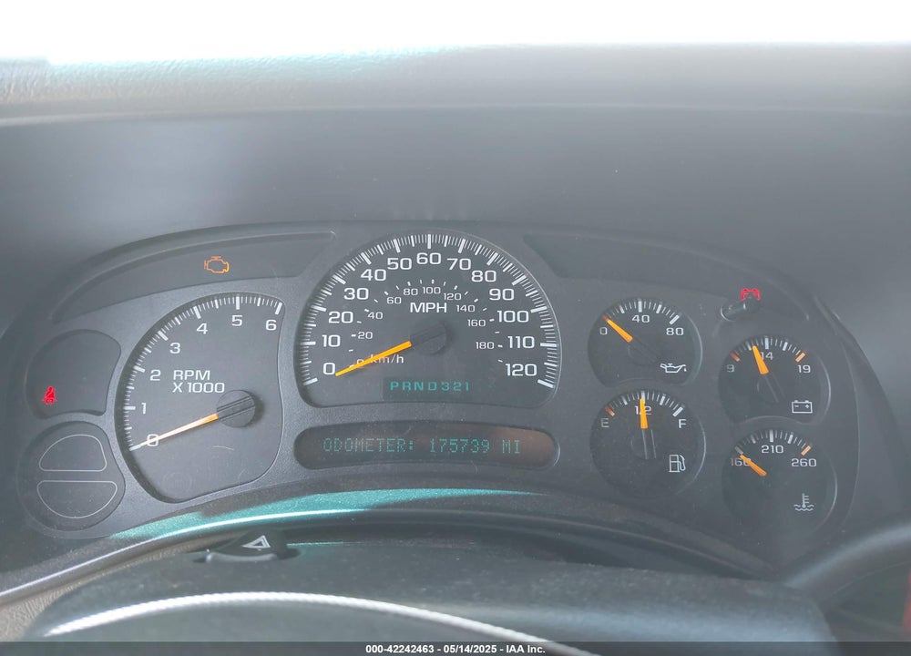 2003 CHEVROLET AVALANCHE 1500 VIN: 3GNEK13T43G227534
