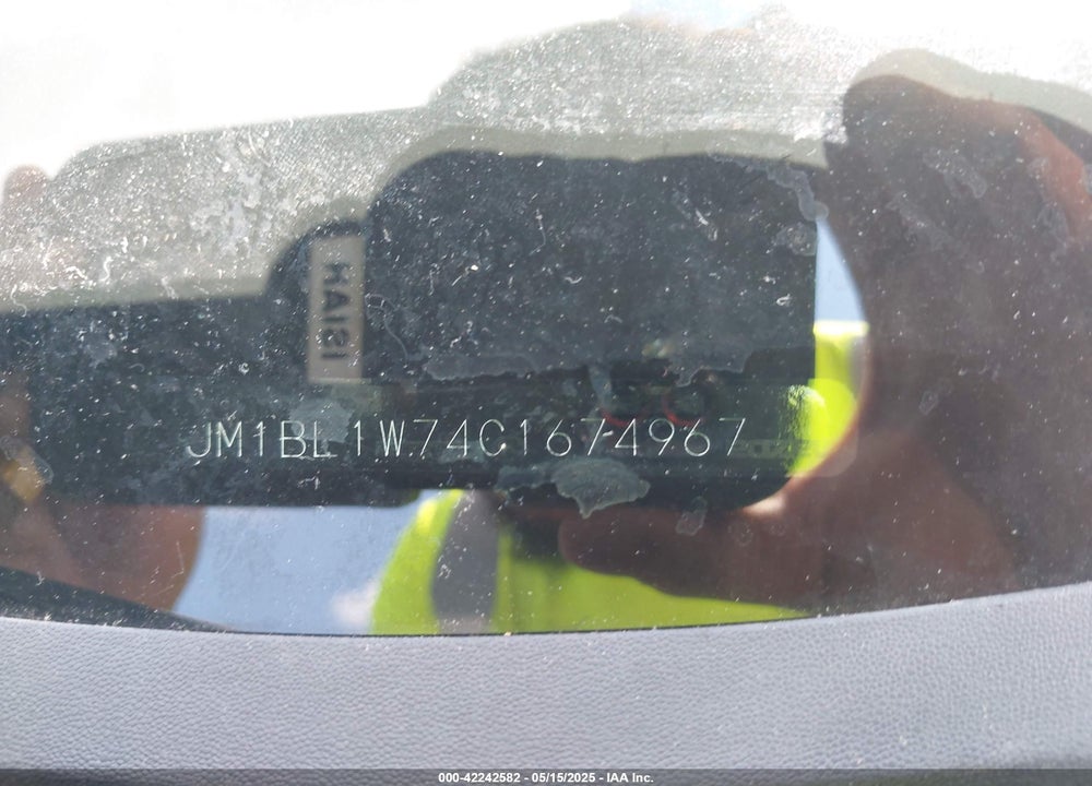 2012 MAZDA 3 VIN: JM1BL1W74C1674967