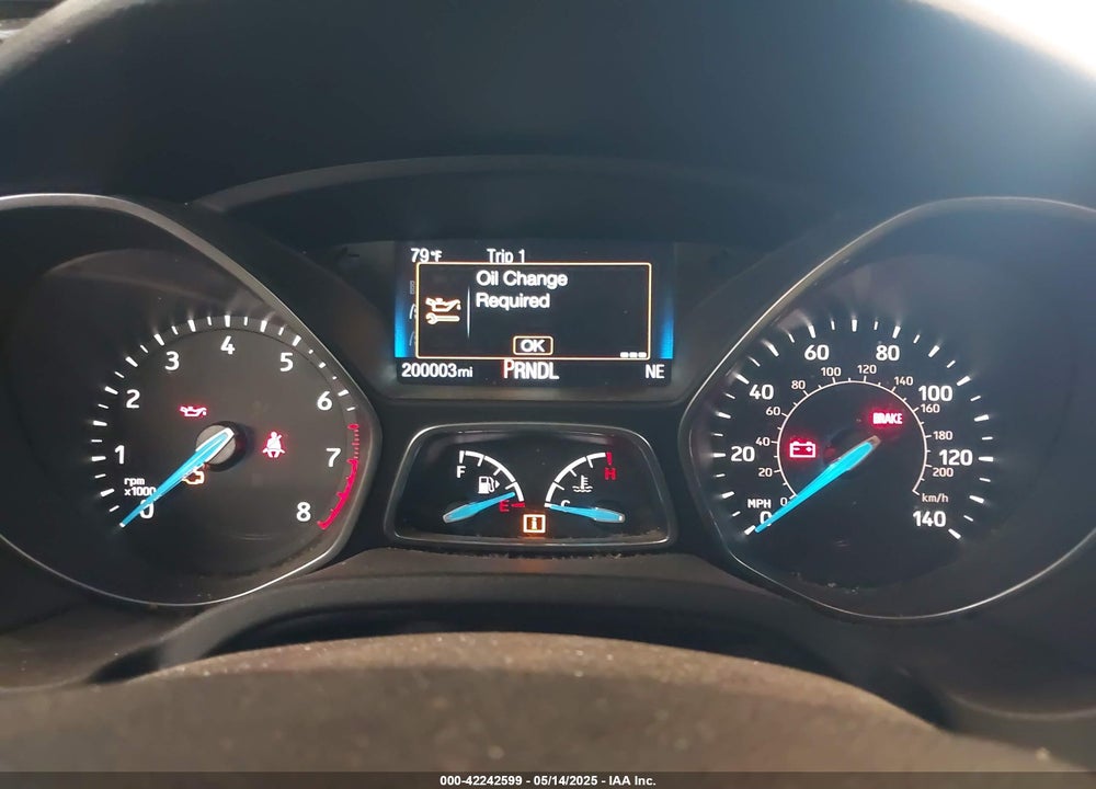 2017 FORD FOCUS VIN: 1FADP3K27HL290380