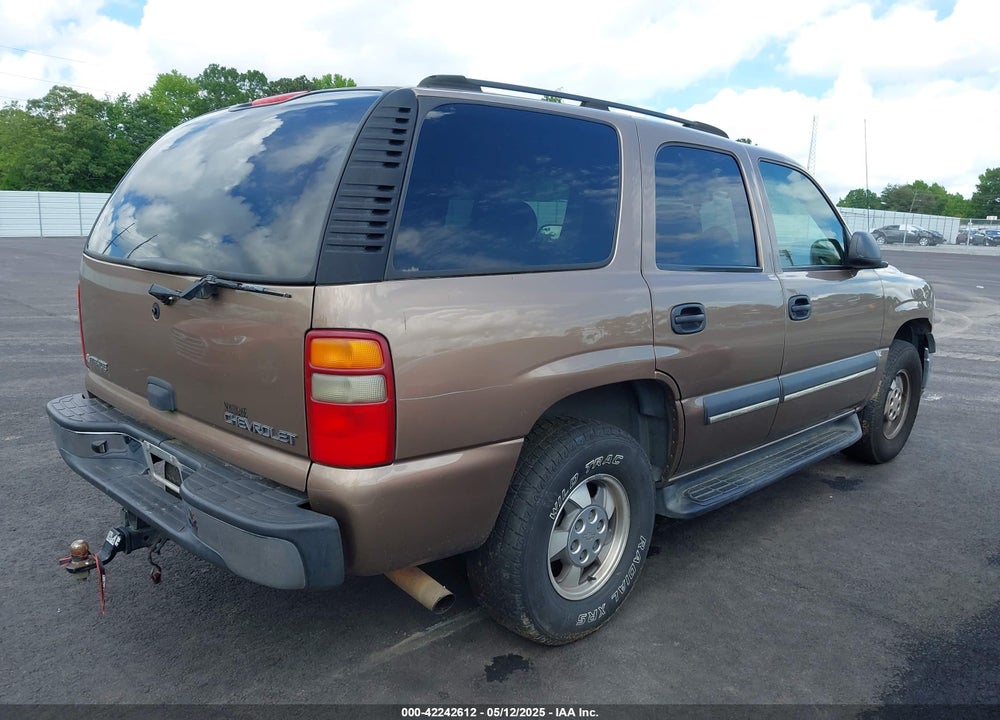 2003 CHEVROLET TAHOE LS VIN: 1GNEC13Z43R161990