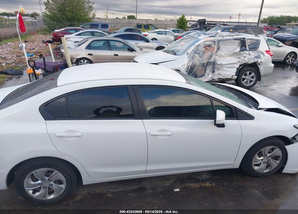 2014 HONDA CIVIC LX VIN: 2HGFB2F57EH556460
