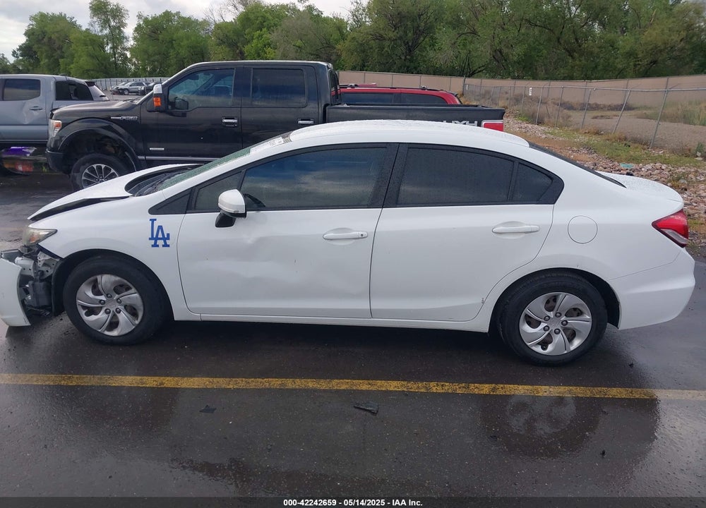 2014 HONDA CIVIC LX VIN: 2HGFB2F57EH556460