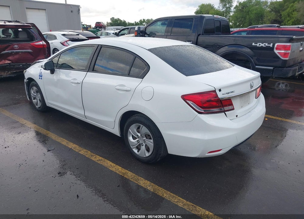 2014 HONDA CIVIC LX VIN: 2HGFB2F57EH556460