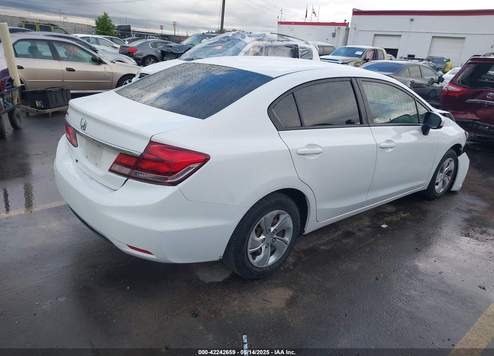 2014 HONDA CIVIC LX VIN: 2HGFB2F57EH556460