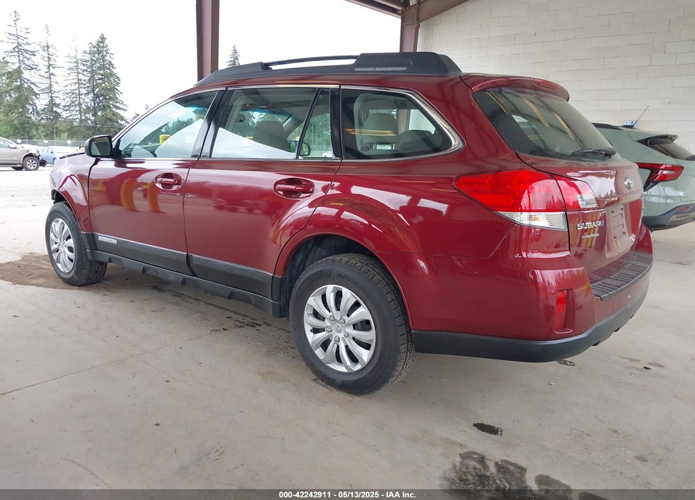 2011 SUBARU OUTBACK VIN: 4S4BRBAC7B3442015