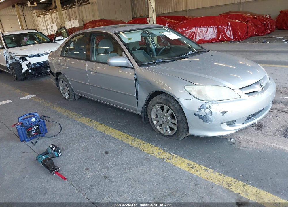 2004 HONDA CIVIC EX VIN: 1HGES26854L013664