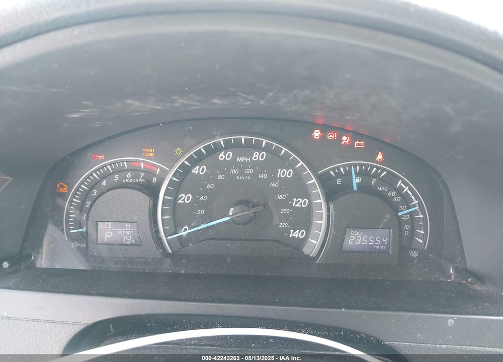 2013 TOYOTA CAMRY VIN: 4T1BF1FK0DU270779