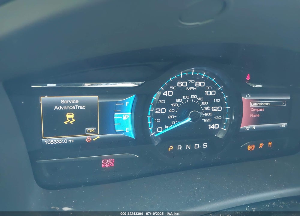 2017 FORD FLEX VIN: 2FMGK5C82HBA12731