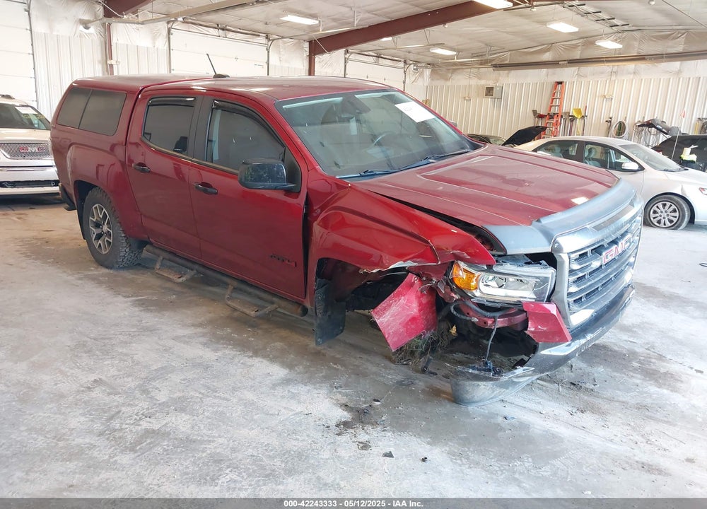 2021 GMC CANYON 4WD SHORT BOX AT4 - LEATHER VIN: 1GTG6FEN7M1160316
