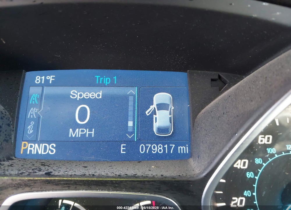 2014 FORD ESCAPE S VIN: 1FMCU0F78EUD79864