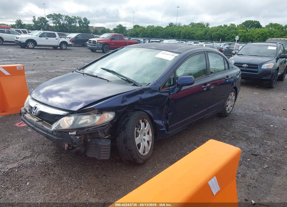 2011 HONDA CIVIC LX VIN: 2HGFA1F55BH547779