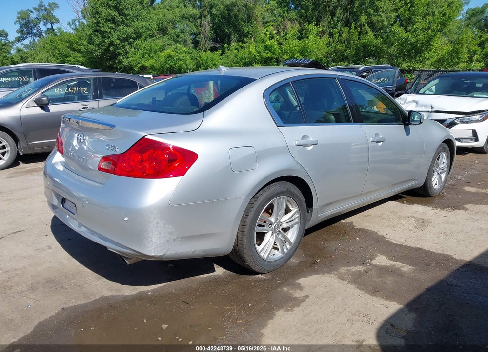 2011 INFINITI G37X VIN: JN1CV6AR2BM353448