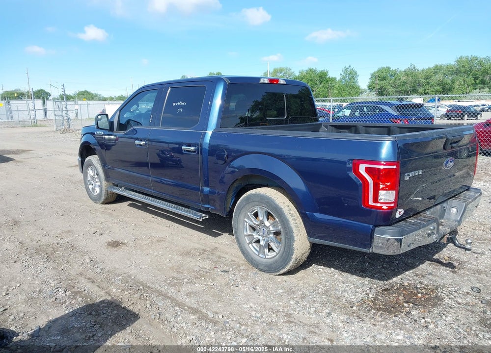 2015 FORD F-150 XLT VIN: 1FTEW1CP0FKD43603