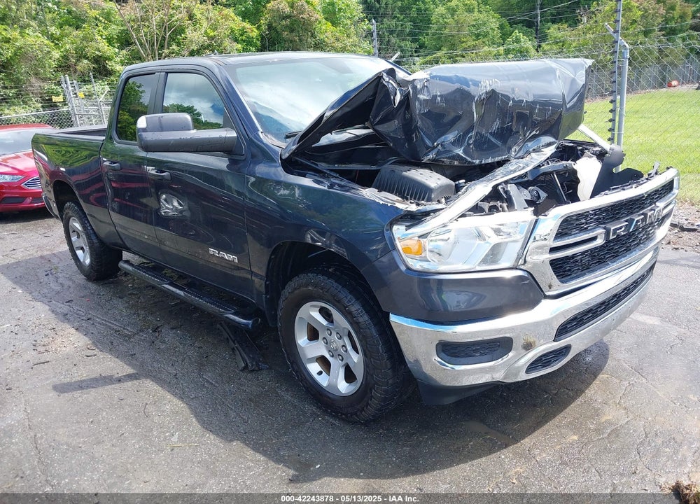 2019 RAM 1500 TRADESMAN 4X4 6'4 BOX VIN: 1C6SRFCT5KN597618